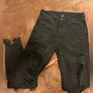 american eagle distressed jeans